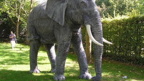 Elefant Figur XXL, Elefant, Afrika, Asien, Indien, Elefantenbulle, Stoßzähne, Stoßzahn, afrikanisch, asiatisch, indisch