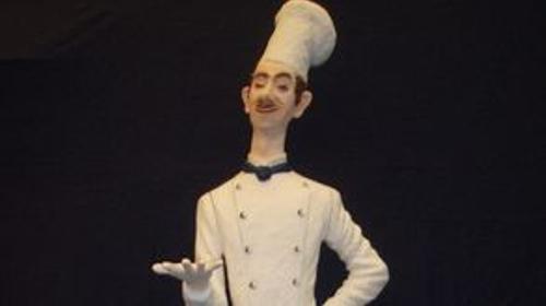 Frankreich Koch Dünn, Französisch, Frankreich, France, Koch, Kochen, Küche, Restaurant, Dünner Koch, Paris, Dekoration