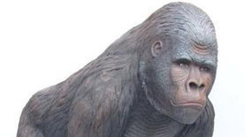 Gorilla Figur, Figur, Gorilla, Affe, Dschungel, Dschungeltier, Tier, Dekoration,  Event, Messe, Veranstaltung, leihen