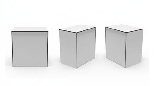 Messe Counter mieten (100x69x105 cm) – Infotheke & Empfangstresen für Ihren Stand