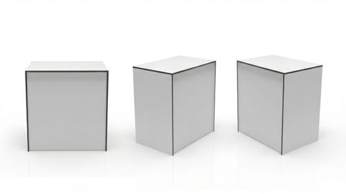 Messe Counter mieten (100x69x105 cm) – Infotheke & Empfangstresen für Ihren Stand