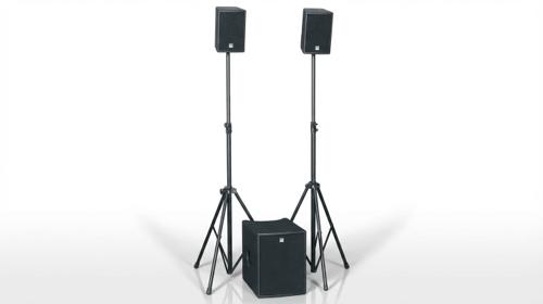 Beschallungsanlage mieten: HK Audio Lucas Smart – Kompaktes 2.1 PA-System