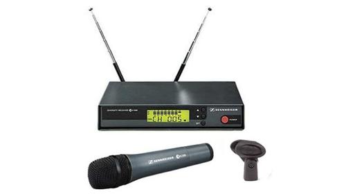 Semiprofessionelles Komplettset Funkmikro UHF EW 100 mit Handmikrofon + Sender