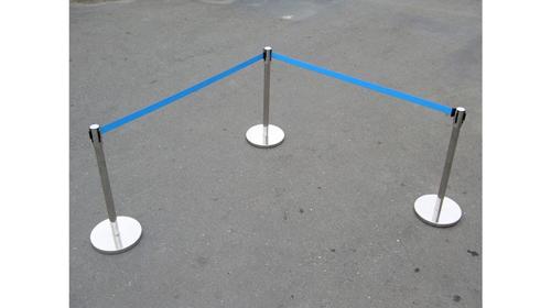 Personenleitsystem/Absperrung Zugband, silber