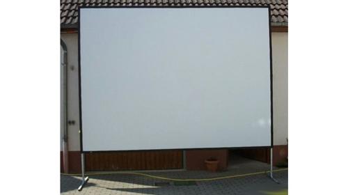 Aufprojektionstuch 3x4m+Leinwandgestell