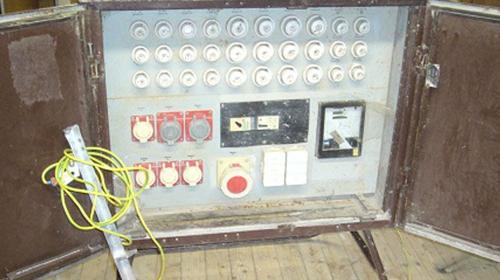 Baustromschrank 125A - Baustromverteiler