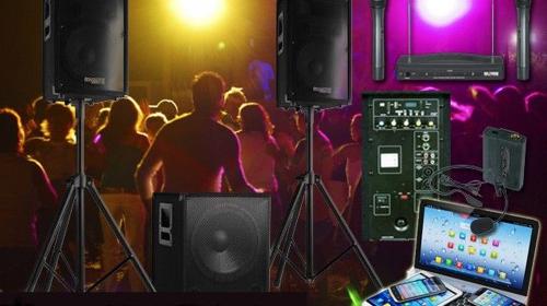 PA-Soundsystem 1400W/150 Pers., Aktiv-System 2.1,1x Sub,2x Satellit, USB,SD, Mikro, Mischpult, BT