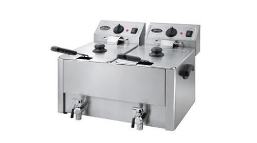 Profi Doppel-Fritteuse mieten (2x 8 Liter) – Gastro-Fritteuse für Event & Catering