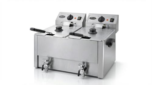 Profi Doppel-Fritteuse mieten (2x 8 Liter) – Gastro-Fritteuse für Event & Catering