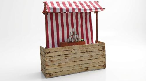 Dosenwerfen im Jahrmarkt-Stil mieten | Das Wurfspiel für Ihr Event