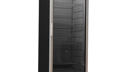 Kühlschrank mieten, Kühlgeräte Verleih Berlin, 350l, 175cm, mit Beleuchtung schwarz