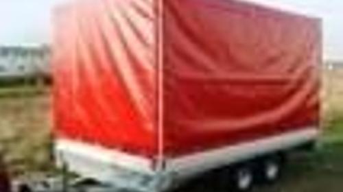 Geschlossener Plananhänger - Hochlader 2500 kg gebremst / 100 km/h - In Langzeitmiete ab 150,-  / monatlich - Ladefläche 3700 x 2060 x 1900 - Nutzlast ca. 1900 kg