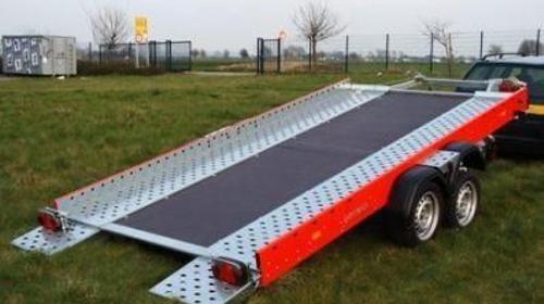 Fahrzeug- + Maschinen Transporter - kippbar mit Seilwinde - Holzboden geschlossen -Tieflader  3.500 kg gebremst / 100 km/h - Nutzlast ca. 2790 kg