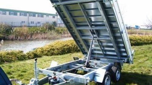 Dreiseitenkipper / doppelachser  Hochlader 3.500 kg gebremst / 100 km/h - Ladeflaeche: 3010 x 1830 x 345 - Nutzlast ca. 2.590 kg