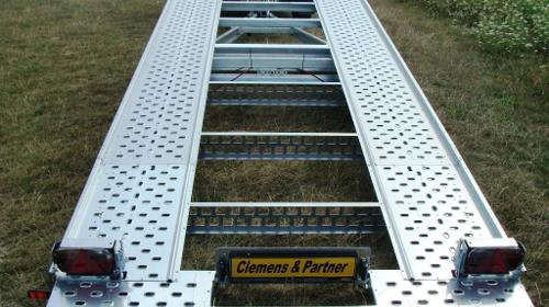 Autotransporter extra lang 4900 x 2010 - 2700 kg mit Seilwinde - kippbar für tiefer gelegte Fahrzeuge