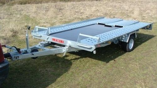 PKW Transportanhänger kippbar 1300 kg gebremst /  100 km/h