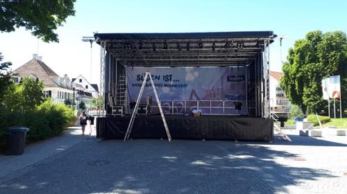 Mobile Bühne Trailerbühne Stagemobil XXL 10x6m