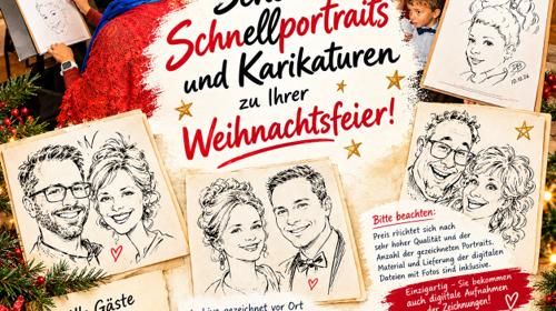 Karikatur & Schnellzeichnung - für Ihre unvergessliche Feier!