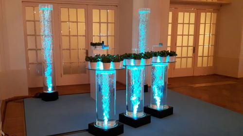 XXL LED-Wassersäule, 30cmX2m Sprudelsäule, Wassersäulen, Blubbersäulen