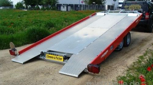 RAMBO 21 (doppelachser extra lang)  Hochlader 3.500 kg kippbar / doppelachser mit durchgehender Ladefläche, Aluprofilboden mit Anfahrschutz, Windenstand + Seilwinde – 100 km/h