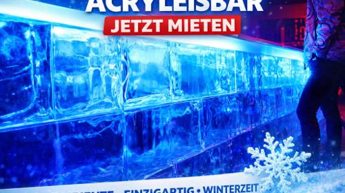 2 m Acryl Eisbar inkl. Rückwand – Co2 neutral – green event