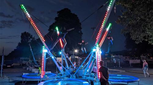 4er Bungeetrampolin inkl. Betreuungspersonal