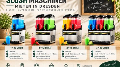 15–45 Liter Slush Maschine mieten Verleih Vermietung in Dresden