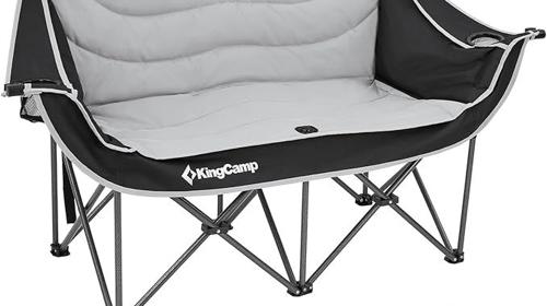 Campingbank Campingstuhl für 2 faltbar Camping Stuhl XXL Erwachsene