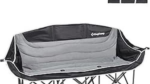 Campingstuhl 3er faltbar Camping Stuhl XXL für Erwachsene mit Becherhalter und Armlehne Übergröße