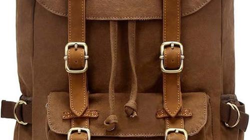 Tagesrucksack Wanderrucksack Outdoor-Rucksack für Reisen/Wandern aus Canvas-Leder 35 L