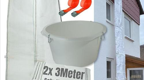 Schuttrutsche Bauschuttrutsche Bauschuttentsorgung 6m flexibel 2x3 m Schläuche hohe Standfestigkeit