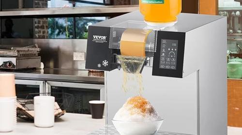Schneeflocken-Eisbereiter Milchshake Softeis 240 kg/24h Edelstahl-Eisrasierer Schneekegel-Make