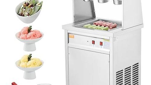 Eismaschine zum Frittieren Eisbereiter von Eisrollen quadratische 14 x 14 Zoll große Pfanne