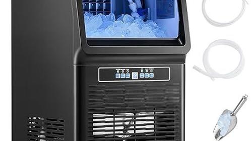 Gewerblicher Eiswürfelbereiter 45 kg/Tag Eiswürfel 6 kg Speicherkapazität 36 Eiswürfel 15 Minuten