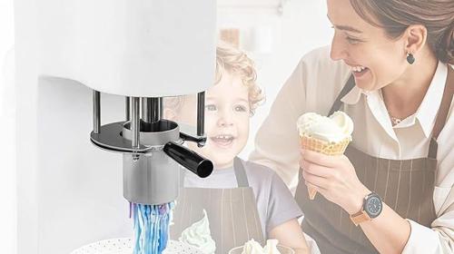Spagettieis Maschine Nudeleis Maschine Softeis 80 W Eismaschine für professionelles Spaghettieis