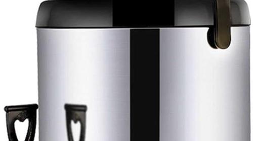 Thermobehälter 10l Getränkespender aus Edelstahl mit Zapfhahn isoliert für heiße und kalte Getränke