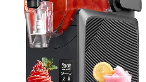 Slushie-Maschine 24-Stunden-Timer Selbstreinigung Kindersicherung 5 Programme Slushie Cocktail