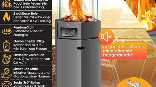 Gasheizer Terrassenheizer Gasheizer Gasstrahler Infrarotheizer Gasheizung Outdoor-Heizstrahler
