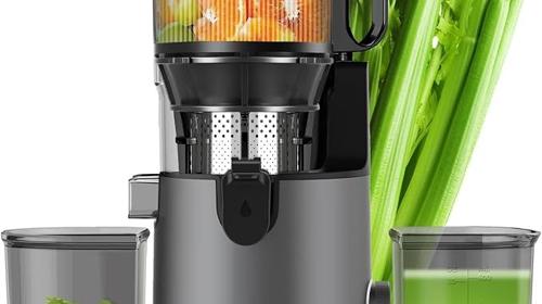 Entsafter 1,8 L Slow Juicer 400 W 147 mm Einfüllschacht elektrisch hohe Saftausbeute