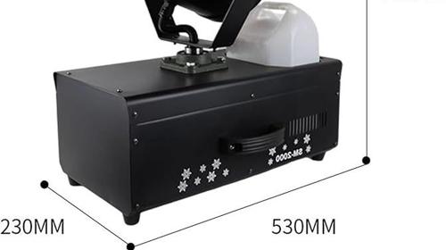 Schneemaschine 4000 Watt Schneegeneratormaschine Profigerät 6 – 8 m Fernbedienung Party-Event-Bühne