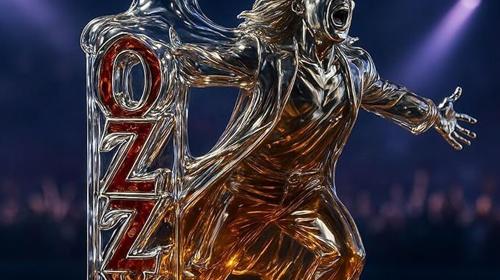 Whiskey Dekanter Skulpturen Statue – 300 ml Weindekanter Whisky-Dekanter-Skulptur in Rockband-Form