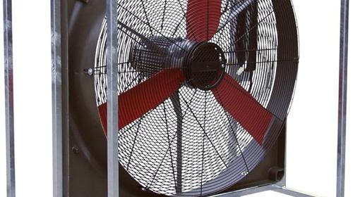 Windmaschine Sturmfront Industrieventilator Bühnenventilator 20.000 m³/h Wurfweite 58 m Normalstrom