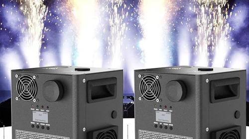 Funkenmaschine 1000 W Kaltfunkenmaschine Pyrotechnik-Maschinen 5,5 m Bühnen-Spezialeffekt