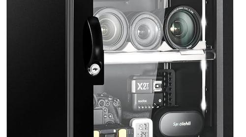 Trockenschrank digitaler Luftentfeuchter 35 L elektronische Trockenbox energiesparende LED-Lichter
