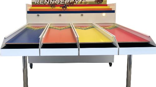 Pferde Derby mit 4 Bahnen