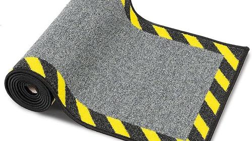 Kabelbrücke Schutzmatte Kabelmatte Warnumrandung Innen Sicherheitsmatte 120 x 40 cm