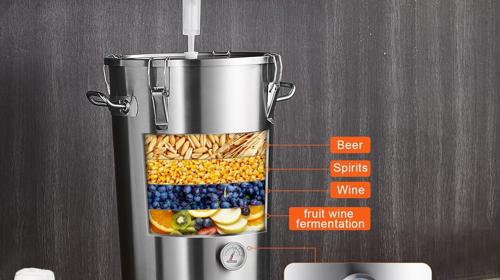 Bierfermenter Bierbrauanlage Bierbraugerät Edelstahl 30 L Braueimer-Fermenter brauen Heimbrauerei