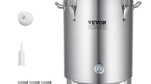 Braueimer Bierbrauanlage Bierbraugerät Kessel aus Edelstahl 60 L Bierfermenter Fermenter zum Brauen