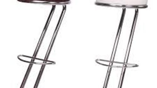 Barhocker "Zeta" schwarz und/oder weiß