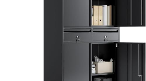 Wertschrank Aktenschrank Mehrzweckschrank Metallschrank Messeschrank Rollen Büroschrank Stahlschrank